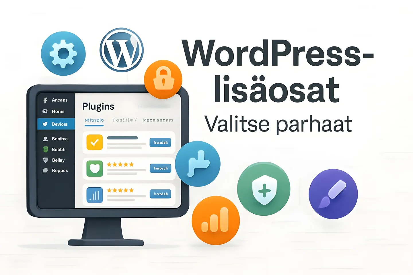 WordPress-lisäosat - valitse parhaat tästä