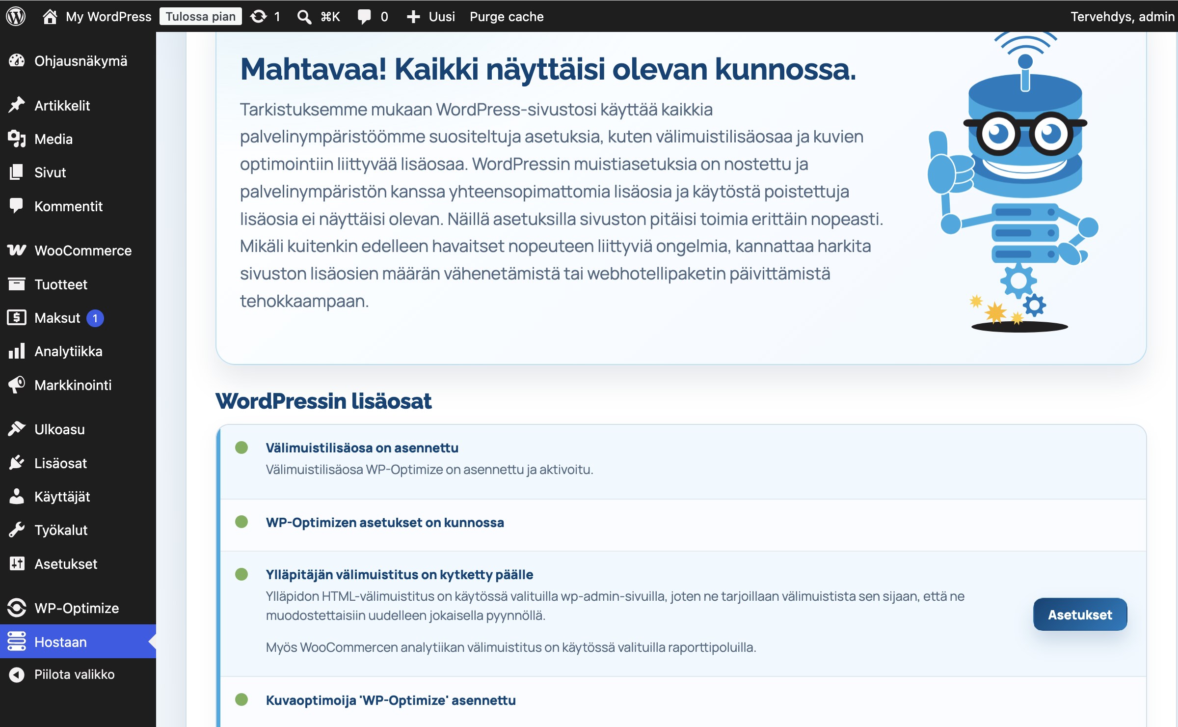 Hostaan WordPress-plugin